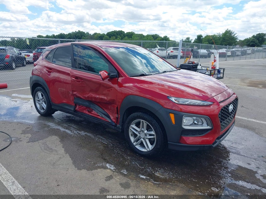2020 Hyundai Kona VIN KM8K12AA4LU574845 IAAI salvage auction — RIGHT SIDE, Salvage (Indiana), sold $3,350 on 2026-07-17 (photo 1)
