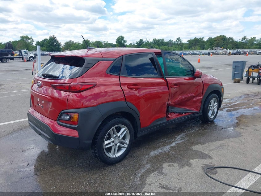 2020 Hyundai Kona VIN KM8K12AA4LU574845 IAAI salvage auction — RIGHT SIDE, Salvage (Indiana), sold $3,350 on 2026-07-17 (photo 4)