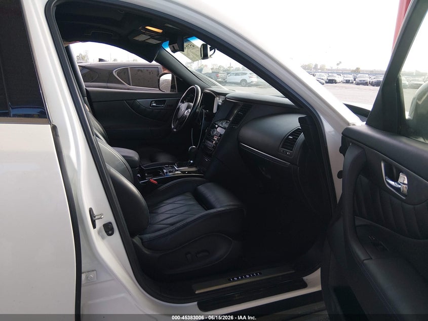 2017 Infiniti Qx70 VIN JN8CS1MUXHM140219 IAAI salvage auction — LEFT FRONT, Salvage (California), sold $2,950 on 2026-07-09 (photo 5)