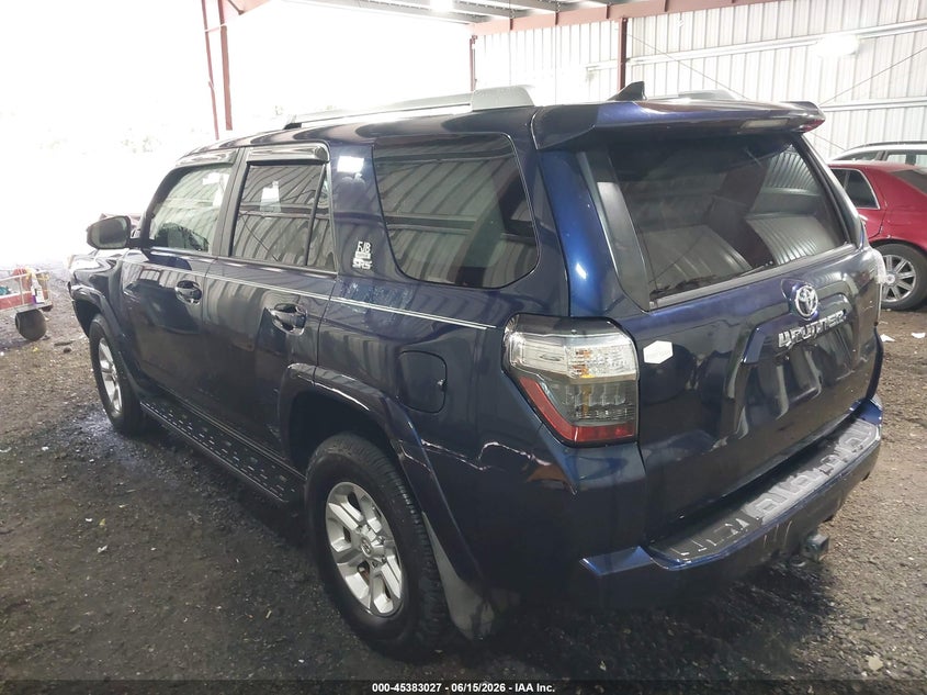 2016 Toyota 4runner VIN JTEBU5JR5G5405464 IAAI salvage auction — FRONT END, Salvage (Virginia), sold $9,150 on 2026-07-09 (photo 3)