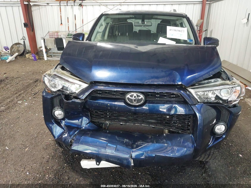 2016 Toyota 4runner VIN JTEBU5JR5G5405464 IAAI salvage auction — FRONT END, Salvage (Virginia), sold $9,150 on 2026-07-09 (photo 6)