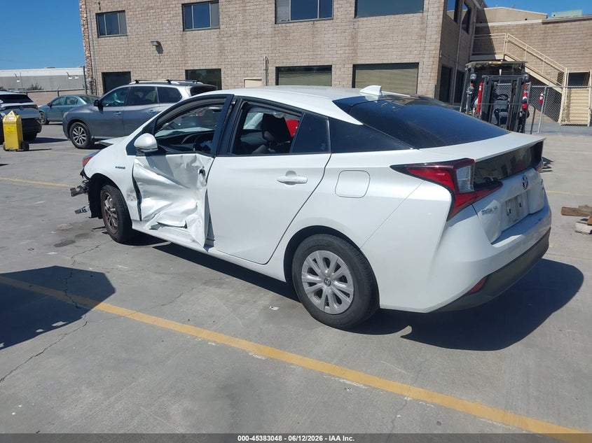 2022 Toyota Prius VIN JTDKAMFU9N3163579 IAAI salvage auction — ALL OVER, Salvage Title, sold $850 on 2026-07-29 (photo 3)
