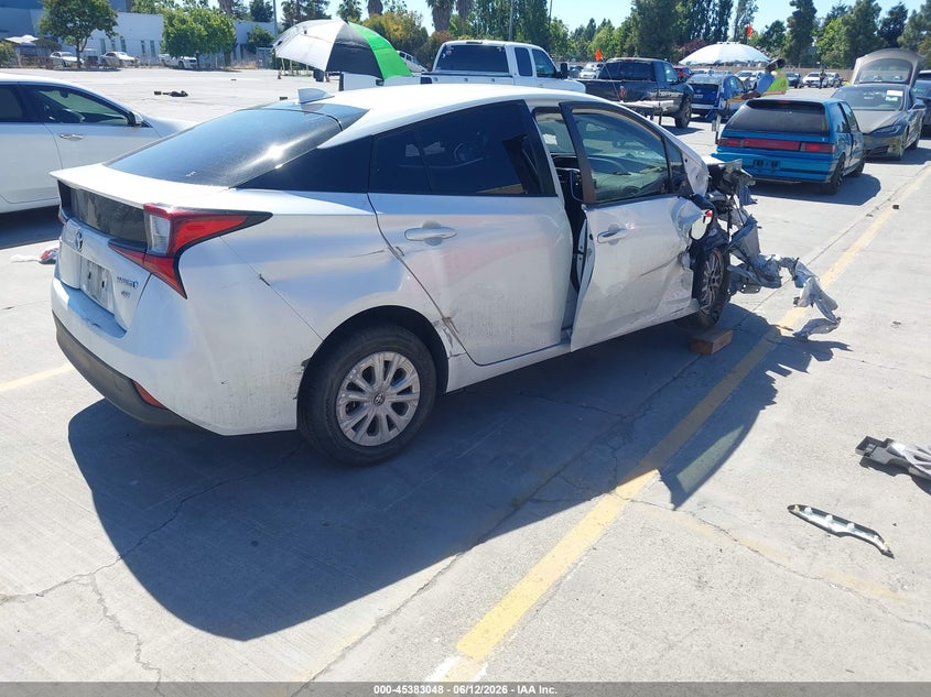 2022 Toyota Prius VIN JTDKAMFU9N3163579 IAAI salvage auction — ALL OVER, Salvage Title, sold $850 on 2026-07-29 (photo 4)
