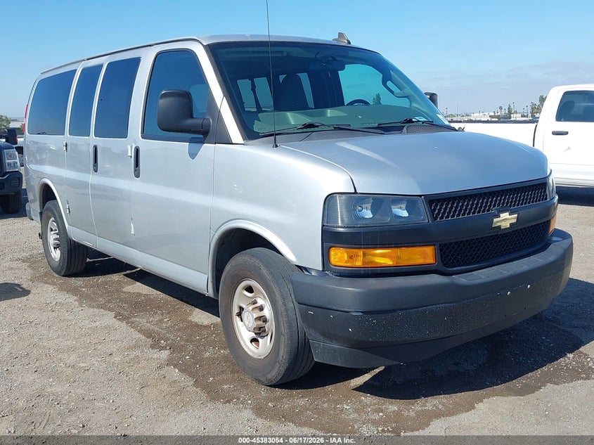 2019 Chevrolet Express 2500 VIN 1GAWGEFG7K1281338 IAAI salvage auction — LEFT SIDE, SF97 (California), sold $11,100 on 2026-07-29 (photo 1)