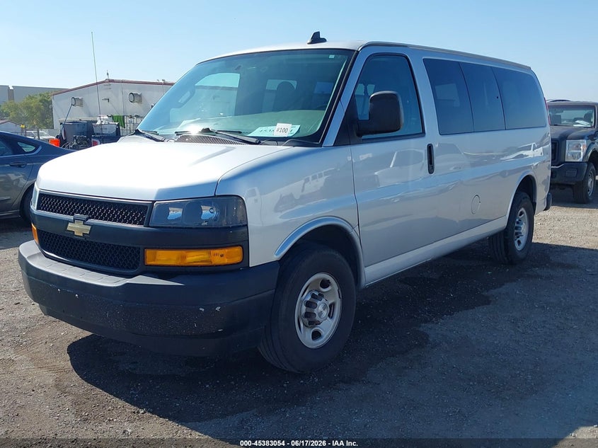2019 Chevrolet Express 2500 VIN 1GAWGEFG7K1281338 IAAI salvage auction — LEFT SIDE, SF97 (California), sold $11,100 on 2026-07-29 (photo 2)