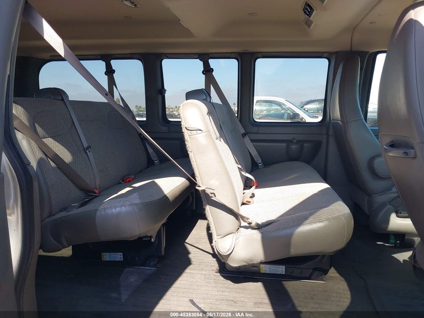2019 Chevrolet Express 2500 VIN 1GAWGEFG7K1281338 IAAI salvage auction — LEFT SIDE, SF97 (California), sold $11,100 on 2026-07-29 (photo 8)