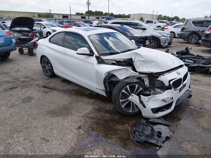 2018 BMW 2er VIN WBA2J1C53JVB98550 IAAI salvage auction — FRONT END, Salvage Title, sold $1,300 on 2026-08-19 (photo 1)