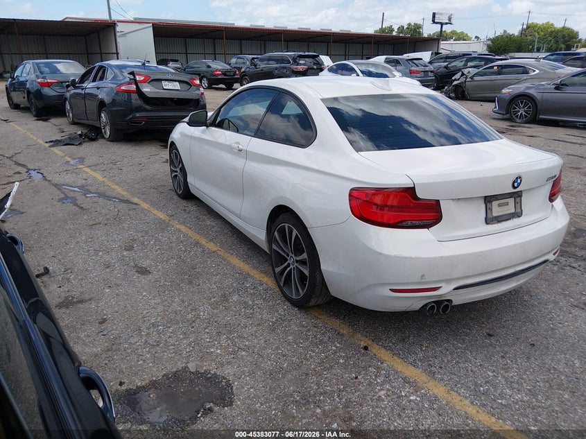 2018 BMW 2er VIN WBA2J1C53JVB98550 IAAI salvage auction — FRONT END, Salvage Title, sold $1,300 on 2026-08-19 (photo 3)