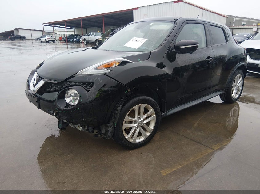2016 Nissan Juke VIN JN8AF5MR6GT602455 IAAI salvage auction — FRONT END, Salvage (Texas), sold $1,150 on 2026-07-07 (photo 2)