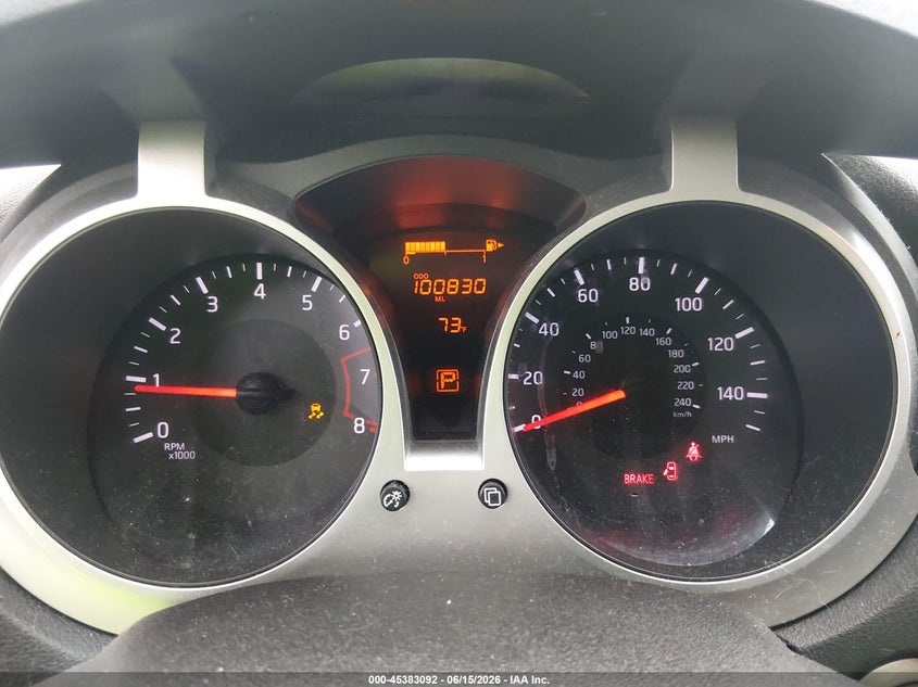 2016 Nissan Juke VIN JN8AF5MR6GT602455 IAAI salvage auction — FRONT END, Salvage (Texas), sold $1,150 on 2026-07-07 (photo 7)