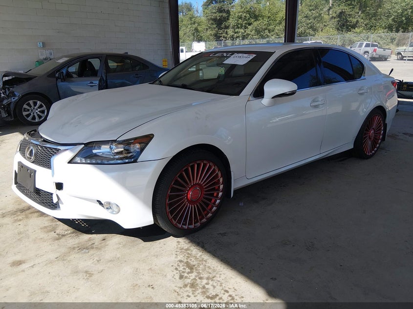2014 Lexus Gs VIN JTHBE1BL3E5042257 IAAI salvage auction — RIGHT FRONT, Salvage Title, sold $2,250 on 2026-07-09 (photo 2)