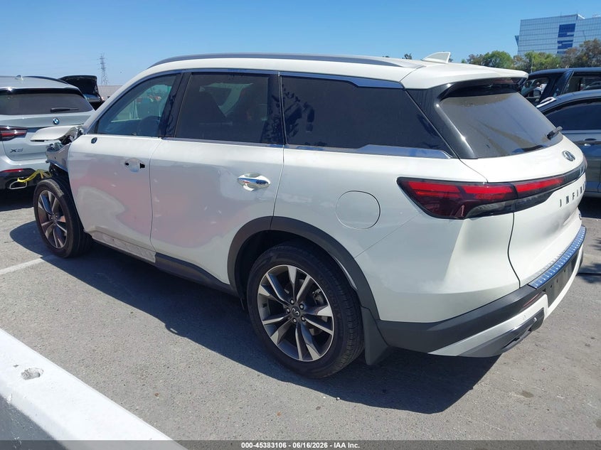 2022 Infiniti Qx60 VIN 5N1DL1FR6NC338735 IAAI salvage auction — FRONT END, Salvage (California), sold $7,350 on 2026-07-16 (photo 3)