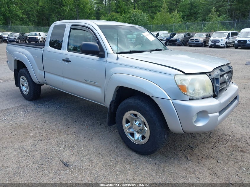 2005 Toyota Tacoma VIN 5TEUU42N95Z049906 IAAI salvage auction — LEFT FRONT, Clear (Massachusetts), sold $2,350 on 2026-07-16 (photo 1)