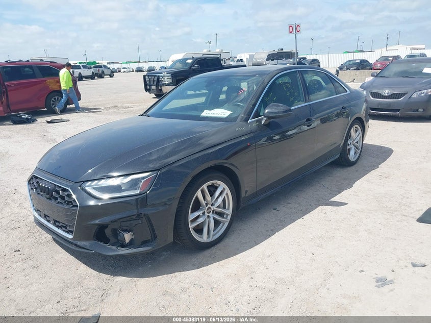 2024 Audi A4 VIN WAUEAAF46RN006028 IAAI salvage auction — FRONT END, Original (Texas), sold $11,500 on 2026-07-15 (photo 2)