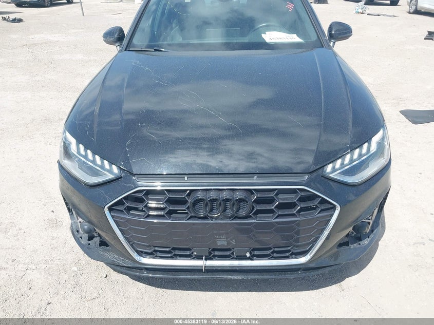 2024 Audi A4 VIN WAUEAAF46RN006028 IAAI salvage auction — FRONT END, Original (Texas), sold $11,500 on 2026-07-15 (photo 6)