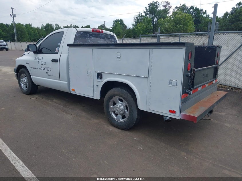 2006 Dodge Ram 2500 VIN 3D7KR26DX6G181770 IAAI salvage auction — FRONT END, Clear (Mississippi), sold $550 on 2026-07-09 (photo 3)