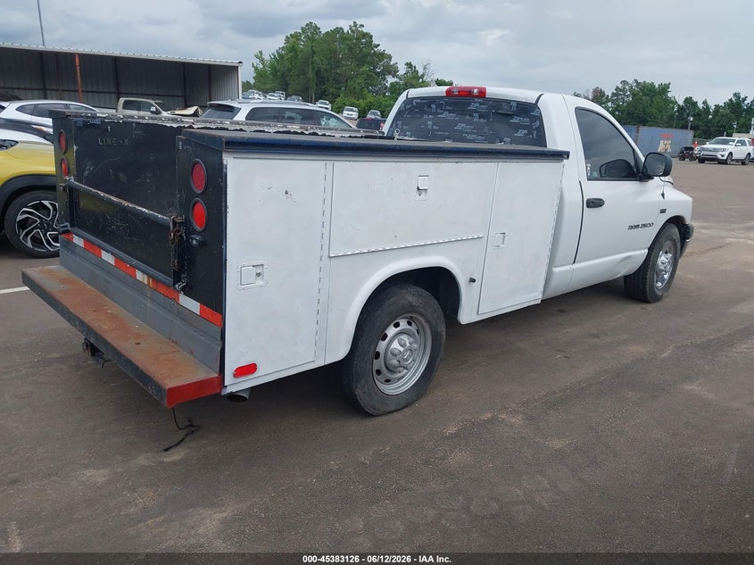 2006 Dodge Ram 2500 VIN 3D7KR26DX6G181770 IAAI salvage auction — FRONT END, Clear (Mississippi), sold $550 on 2026-07-09 (photo 4)
