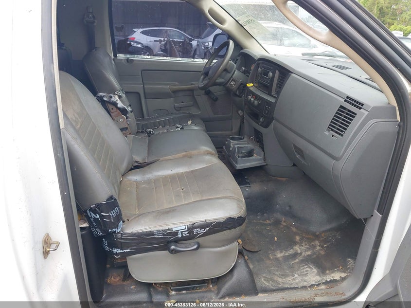 2006 Dodge Ram 2500 VIN 3D7KR26DX6G181770 IAAI salvage auction — FRONT END, Clear (Mississippi), sold $550 on 2026-07-09 (photo 8)