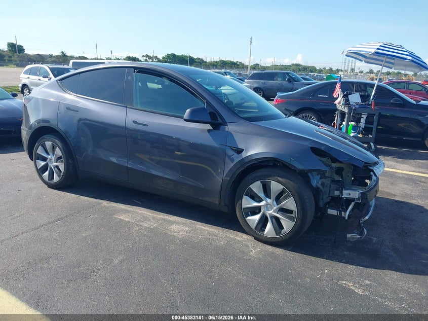 2023 Tesla Model y VIN 7SAYGAEE1PF791968 IAAI salvage auction — RIGHT SIDE, Rebuildable (Florida), sold $13,550 on 2026-07-16 (photo 1)