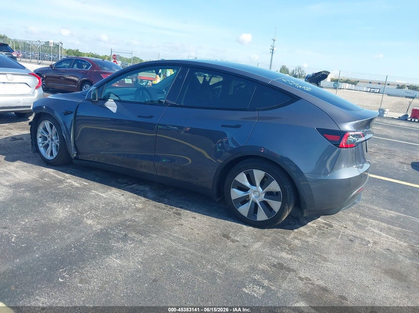 2023 Tesla Model y VIN 7SAYGAEE1PF791968 IAAI salvage auction — RIGHT SIDE, Rebuildable (Florida), sold $13,550 on 2026-07-16 (photo 3)