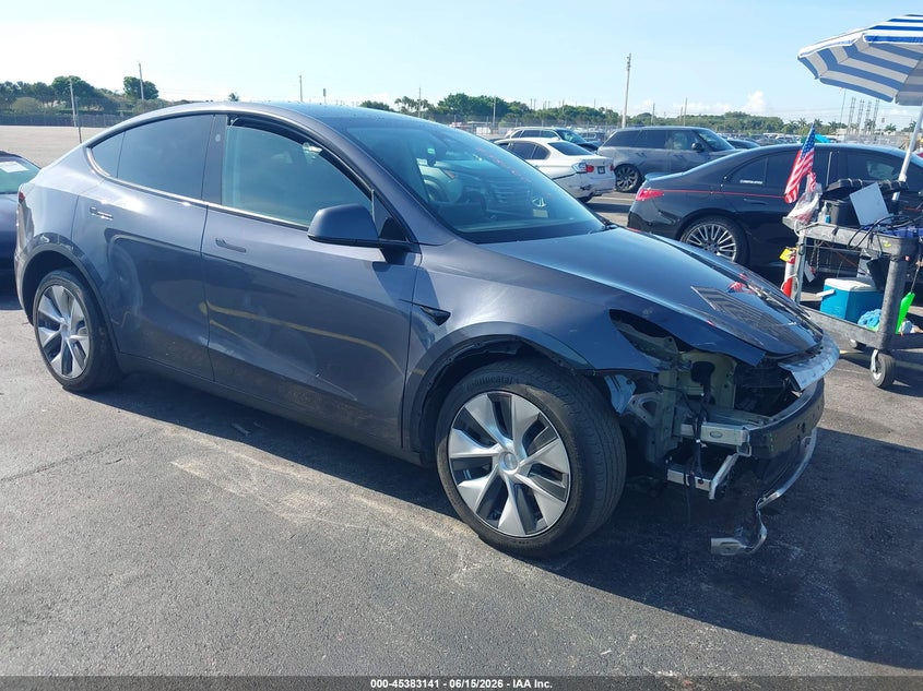 2023 Tesla Model y VIN 7SAYGAEE1PF791968 IAAI salvage auction — RIGHT SIDE, Rebuildable (Florida), sold $13,550 on 2026-07-16 (photo 6)