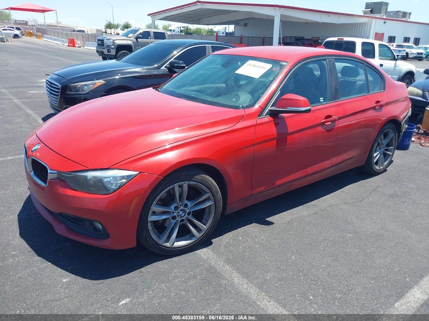 2016 BMW 3er VIN WBA8E1G57GNU11594 IAAI salvage auction — REAR END, Salvage (Nevada), sold $2,200 on 2026-08-21 (photo 2)