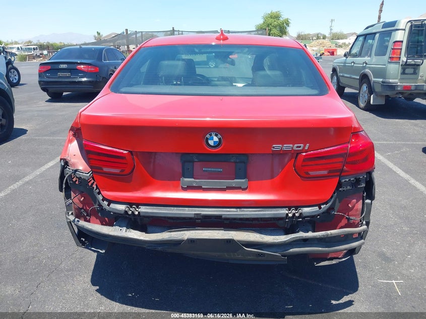 2016 BMW 3er VIN WBA8E1G57GNU11594 IAAI salvage auction — REAR END, Salvage (Nevada), sold $2,200 on 2026-08-21 (photo 6)