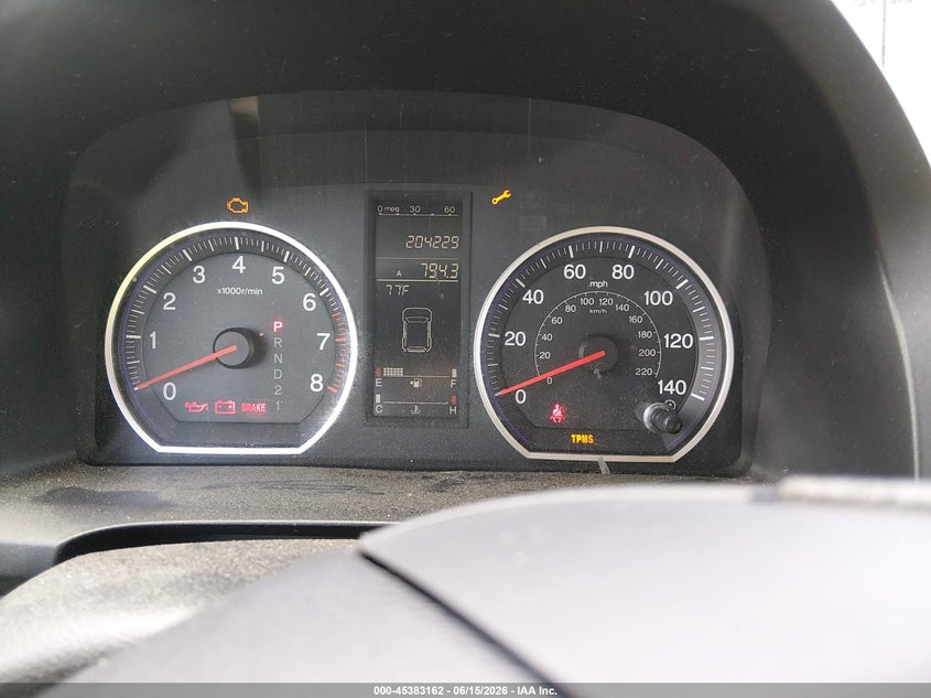 2007 Honda Cr-v VIN JHLRE38577C008246 IAAI salvage auction — NORMAL WEAR, Original (Kentucky), sold $900 on 2026-07-29 (photo 7)