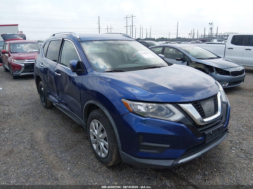 2017 Nissan Rogue VIN KNMAT2MT0HP595205 IAAI salvage auction — RIGHT SIDE, Salvage (Louisiana), sold $1,700 on 2026-07-08 (photo 1)