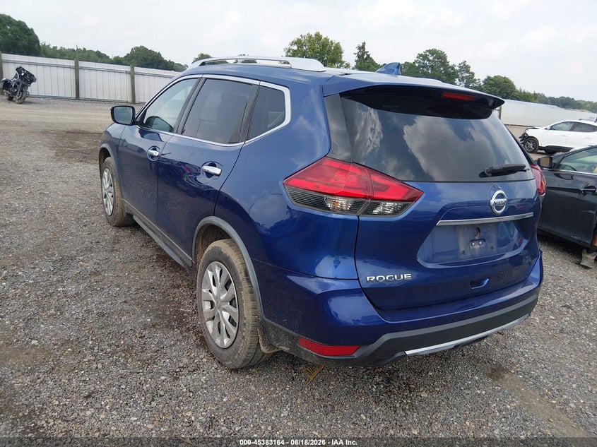 2017 Nissan Rogue VIN KNMAT2MT0HP595205 IAAI salvage auction — RIGHT SIDE, Salvage (Louisiana), sold $1,700 on 2026-07-08 (photo 3)