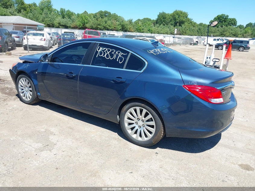 2011 Buick Regal VIN W04GS5EC5B1055558 IAAI salvage auction — FRONT END, Clear (Indiana), sold $1,800 on 2026-07-26 (photo 3)