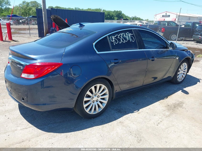 2011 Buick Regal VIN W04GS5EC5B1055558 IAAI salvage auction — FRONT END, Clear (Indiana), sold $1,800 on 2026-07-26 (photo 4)