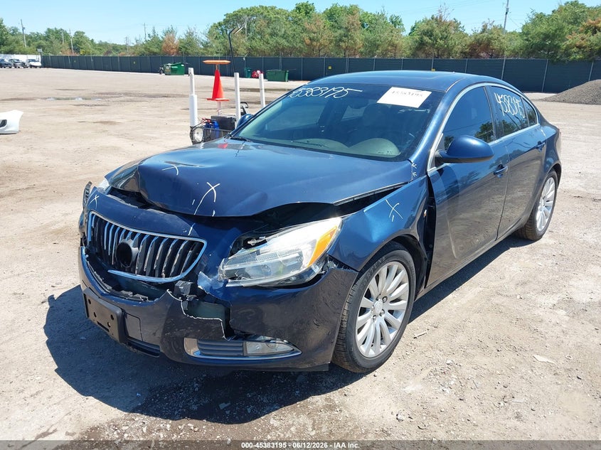 2011 Buick Regal VIN W04GS5EC5B1055558 IAAI salvage auction — FRONT END, Clear (Indiana), sold $1,800 on 2026-07-26 (photo 6)