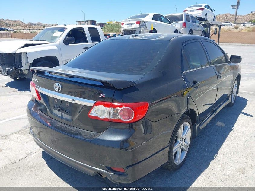 2013 Toyota Corolla VIN 5YFBU4EE3DP207860 IAAI salvage auction — LEFT FRONT, Salvage (California), sold $2,350 on 2026-07-08 (photo 4)