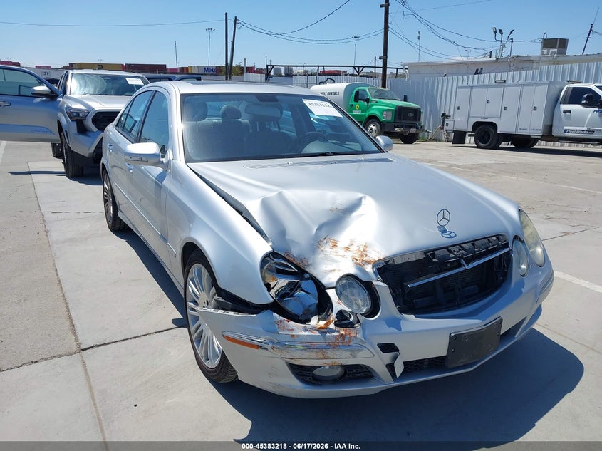 2007 Mercedes-benz E-class VIN WDBUF56X57B085660 IAAI salvage auction — RIGHT FRONT, Salvage (California), sold $1,550 on 2026-07-11 (photo 6)