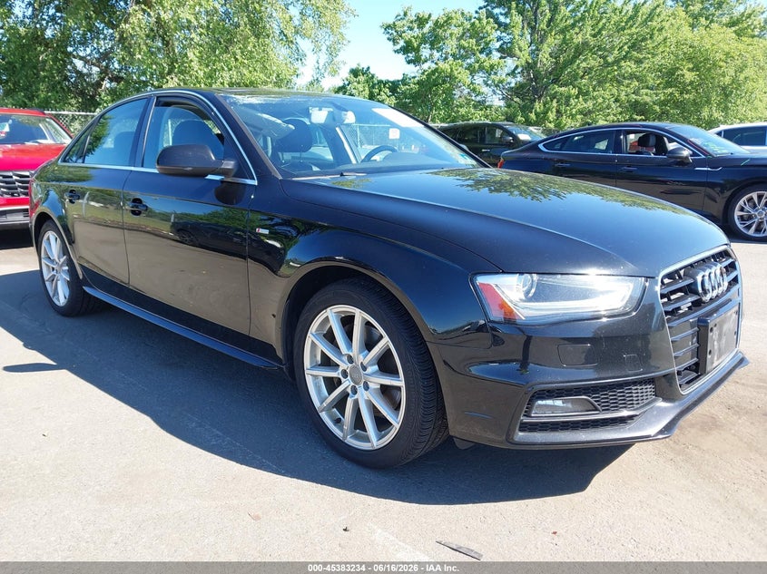 2015 Audi A4 VIN WAUFFAFL7FN011392 IAAI salvage auction — LEFT REAR, Salvage (New Jersey), sold $2,500 on 2026-07-27 (photo 1)