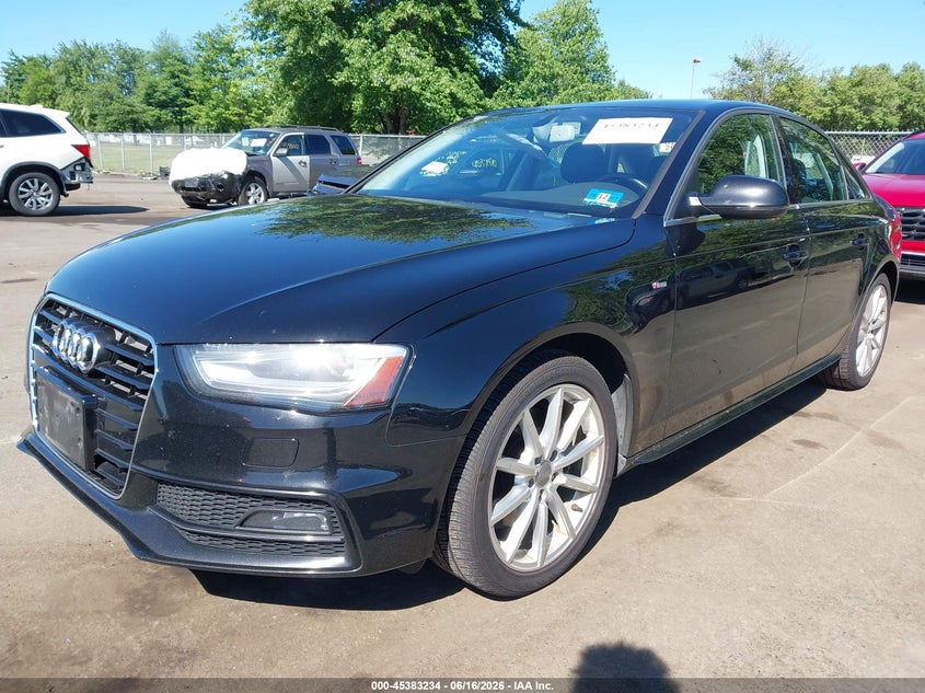 2015 Audi A4 VIN WAUFFAFL7FN011392 IAAI salvage auction — LEFT REAR, Salvage (New Jersey), sold $2,500 on 2026-07-27 (photo 2)