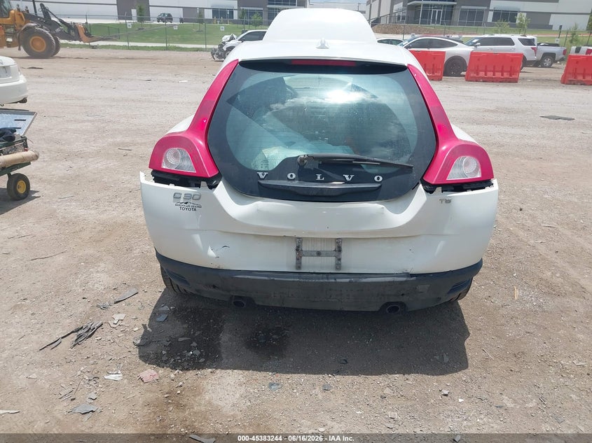 2010 Volvo C30 VIN YV1672MK3A2183262 IAAI salvage auction — FRONT & REAR, Salvage (Texas), sold $850 on 2026-07-14 (photo 6)