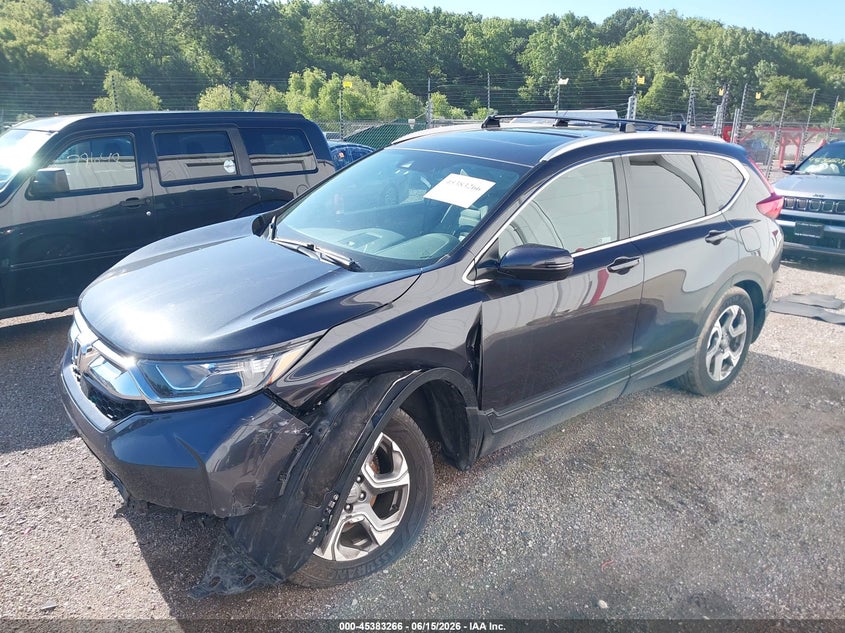 2018 Honda Cr-v VIN 7FARW2H52JE019657 IAAI salvage auction — LEFT FRONT, Salvage (Illinois), sold $7,300 on 2026-08-02 (photo 2)