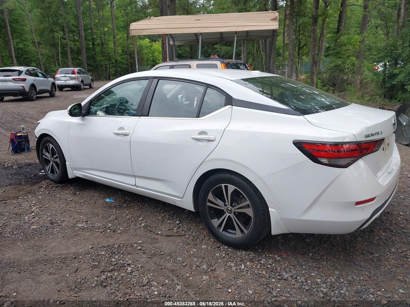 2020 Nissan Sentra VIN 3N1AB8CV6LY241739 IAAI salvage auction — FRONT END, Salvage (Virginia), sold $2,200 on 2026-07-23 (photo 3)