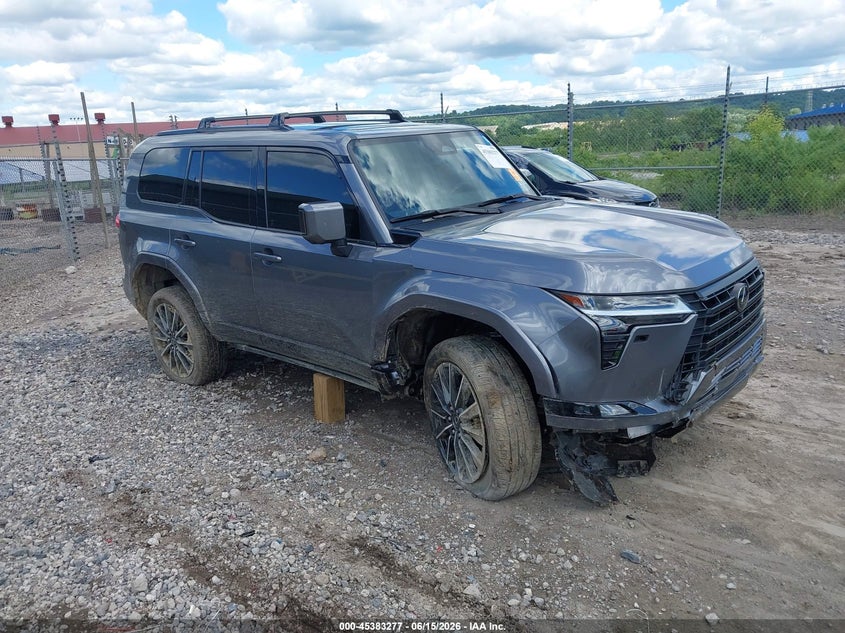 2024 Lexus Gx VIN JTJVBCDX9R5026988 IAAI salvage auction — RIGHT FRONT, Wait Title, sold $50,750 on 2026-08-10 (photo 1)