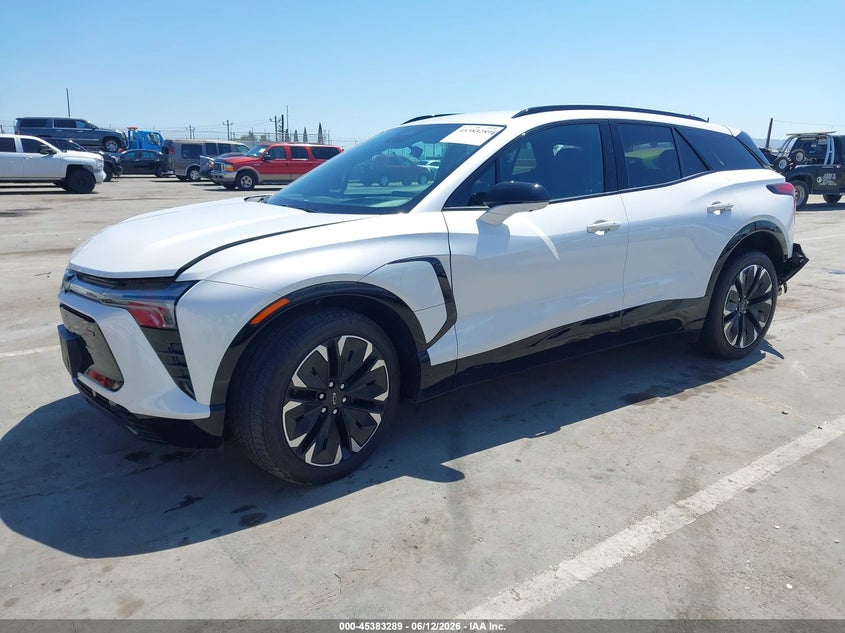 2024 Chevrolet Blazer ev VIN 3GNKDCRJ2RS180878 IAAI salvage auction — REAR END, Salvage (California), sold $14,100 on 2026-07-16 (photo 2)