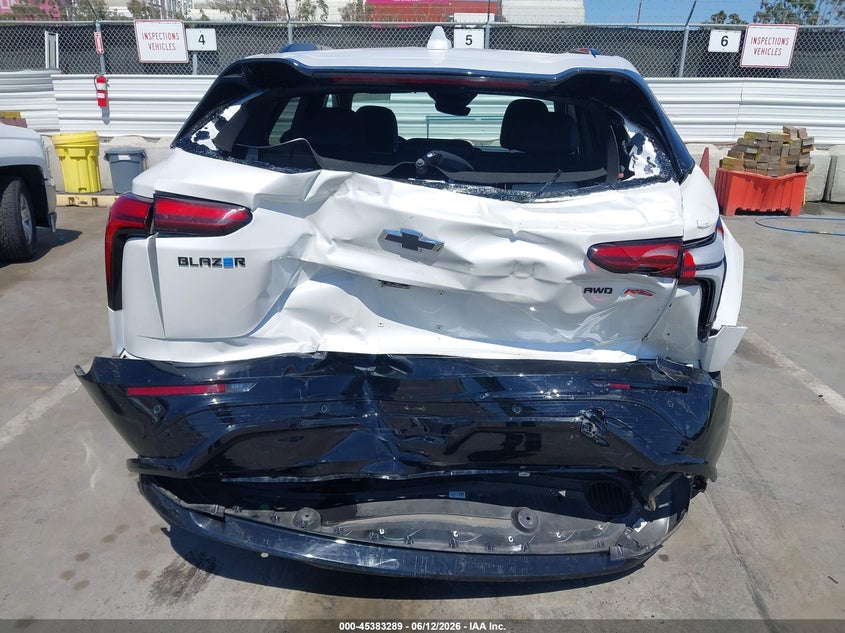 2024 Chevrolet Blazer ev VIN 3GNKDCRJ2RS180878 IAAI salvage auction — REAR END, Salvage (California), sold $14,100 on 2026-07-16 (photo 6)