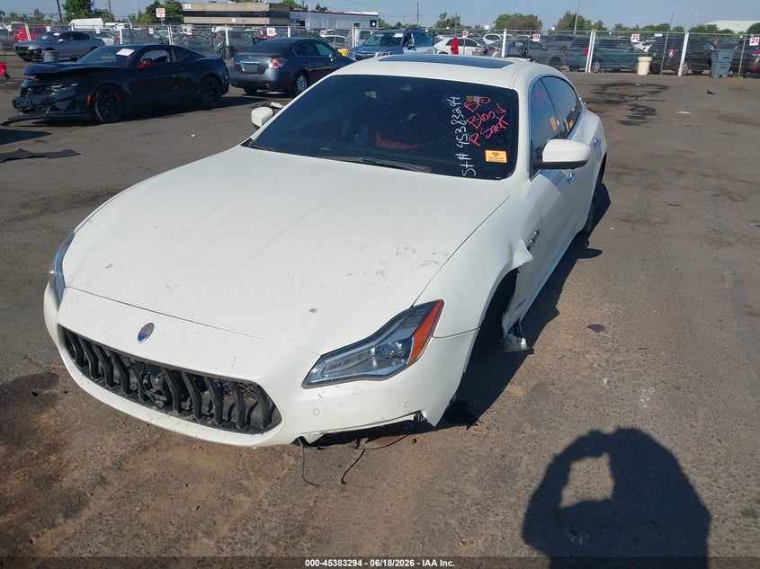2019 Maserati Quattroporte VIN ZAM56YPS8K1325529 IAAI salvage auction — UNDERCARRIAGE, Salvage Title, sold $3,500 on 2026-09-30 (photo 2)