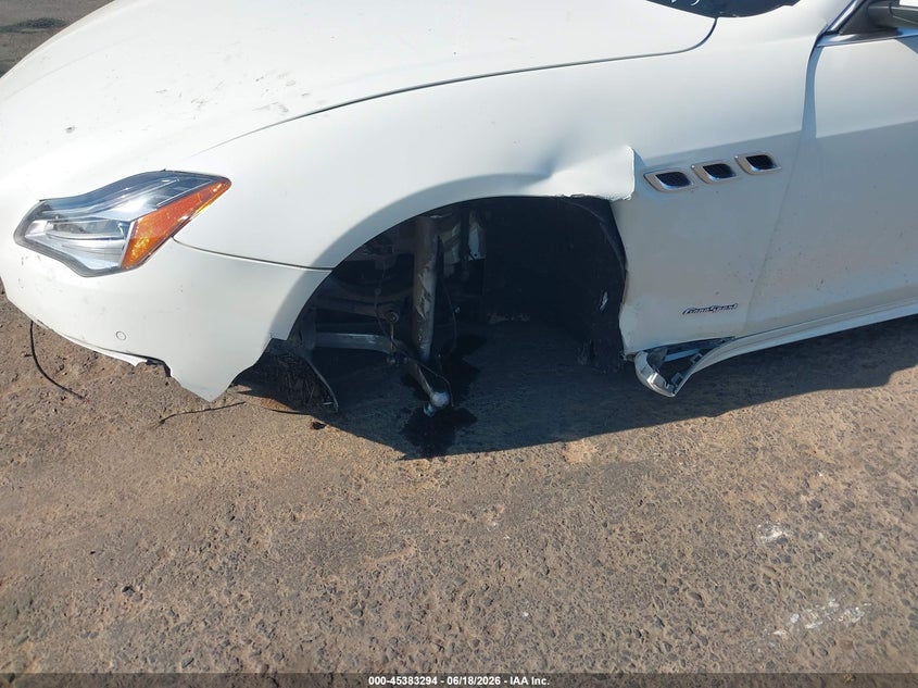 2019 Maserati Quattroporte VIN ZAM56YPS8K1325529 IAAI salvage auction — UNDERCARRIAGE, Salvage Title, sold $3,500 on 2026-09-30 (photo 6)