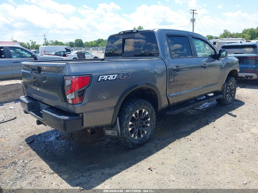 2021 Nissan TITAN VIN 1N6AA1ED1MN511077 IAAI salvage auction — FRONT END, Salvage (Virginia), sold $6,300 on 2026-07-09 (photo 4)