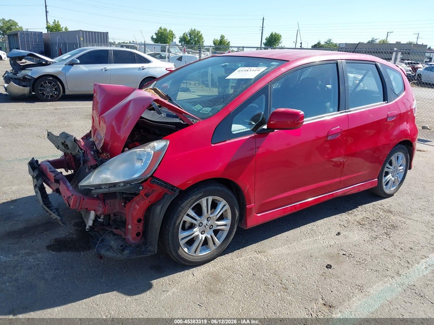2011 Honda Fit VIN JHMGE8H55BS003562 IAAI salvage auction — FRONT END, Salvage (California), sold $525 on 2026-07-08 (photo 2)