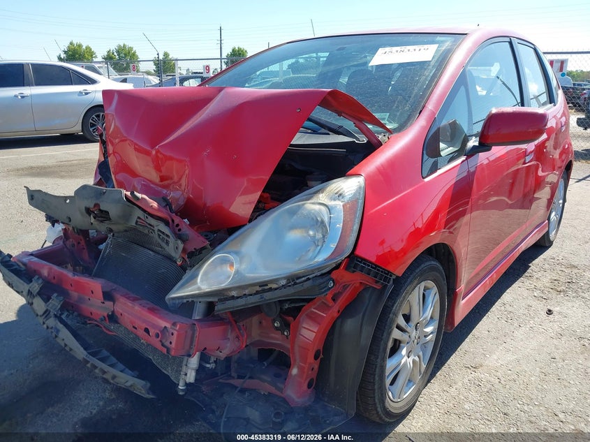 2011 Honda Fit VIN JHMGE8H55BS003562 IAAI salvage auction — FRONT END, Salvage (California), sold $525 on 2026-07-08 (photo 6)