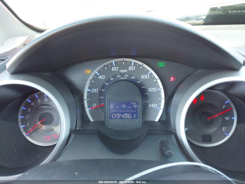 2011 Honda Fit VIN JHMGE8H55BS003562 IAAI salvage auction — FRONT END, Salvage (California), sold $525 on 2026-07-08 (photo 7)
