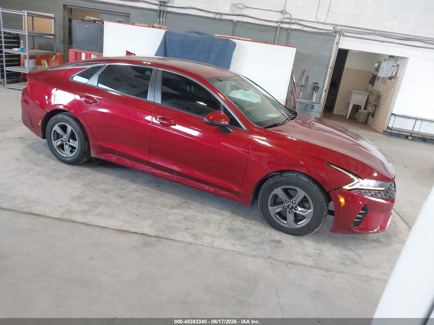 2022 Kia K5 VIN 5XXG14J22NG086338 IAAI salvage auction — SIDE, Salvage Title, sold $25 on 2026-07-22 (photo 1)